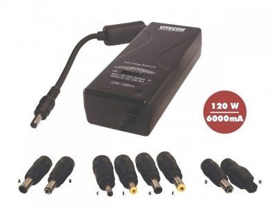 Alimentador ordenador portatil 120W